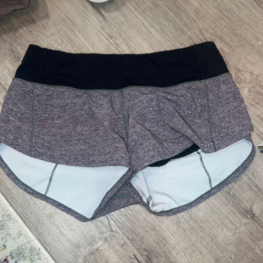 Gray lululemon shorts